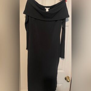 H&M women black dress